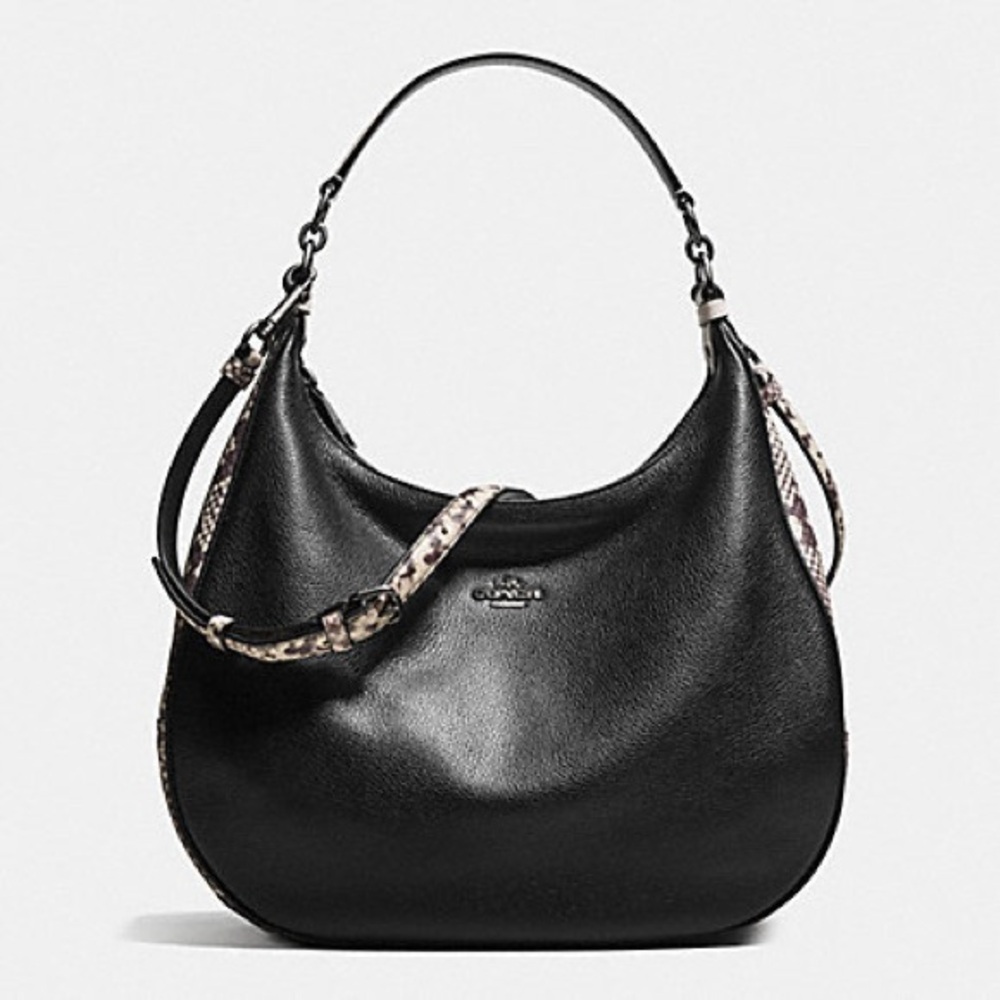 Coach Harley snake embossed bag